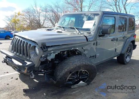 2021 Jeep Wrangler Unlimited Sport Altitude 4X4 z USA, uszkodzony, nr VIN 1C4HJXDN4MW576983